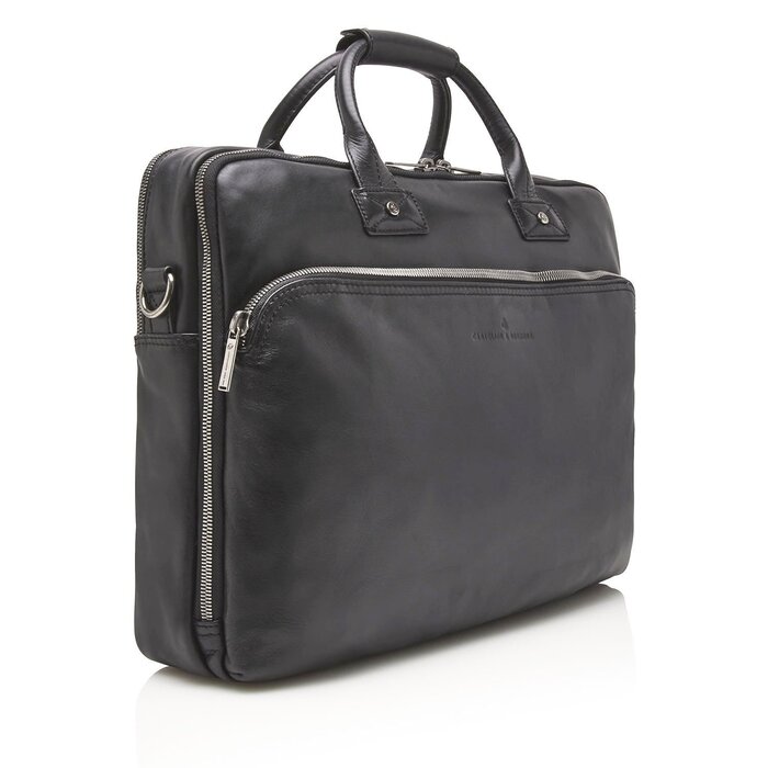 Castelijn en Beerens Firenze Business Laptoptas 17" + tablet RFID zwart
