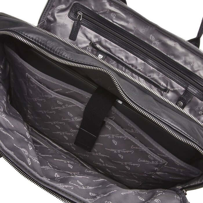 Castelijn en Beerens Firenze Business Laptoptas 17" + tablet RFID zwart