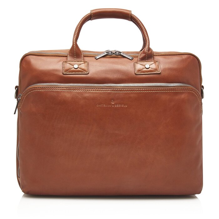 Castelijn en Beerens Firenze Business Laptoptas 17" + tablet RFID bruin