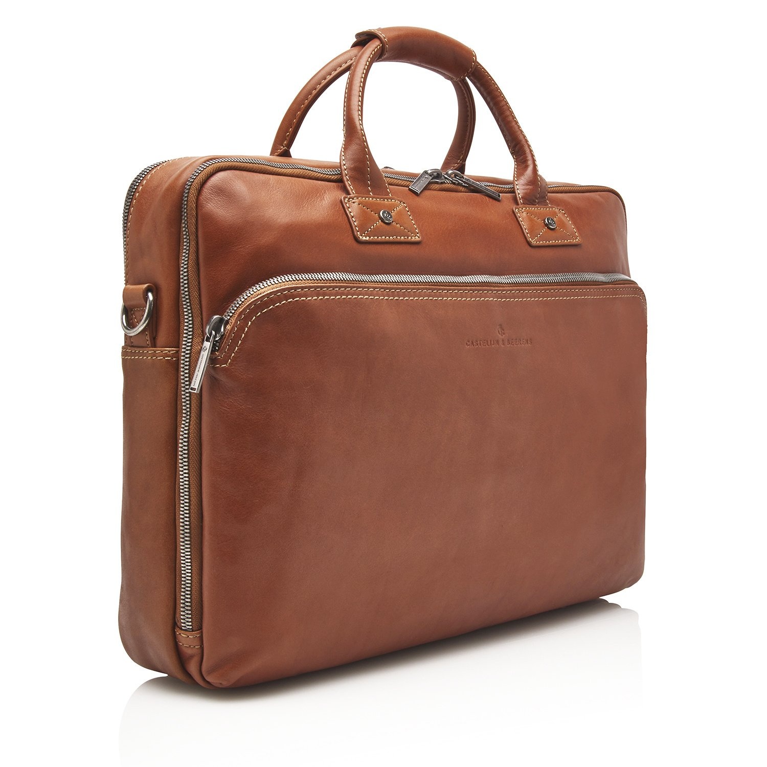Castelijn en Beerens Firenze Business Laptoptas 17" + tablet RFID bruin
