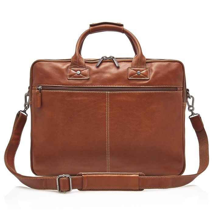 Castelijn en Beerens Firenze Business Laptoptas 17" + tablet RFID bruin