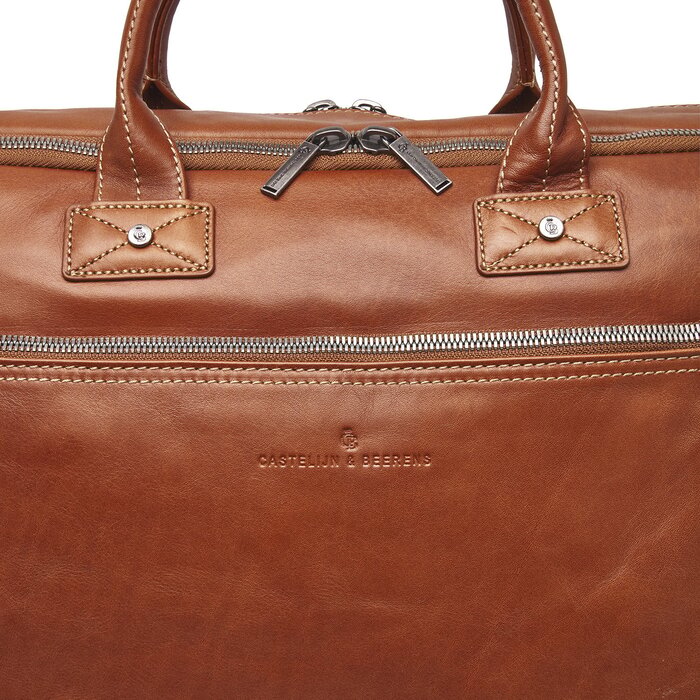 Castelijn en Beerens Firenze Business Laptoptas 17" + tablet RFID bruin