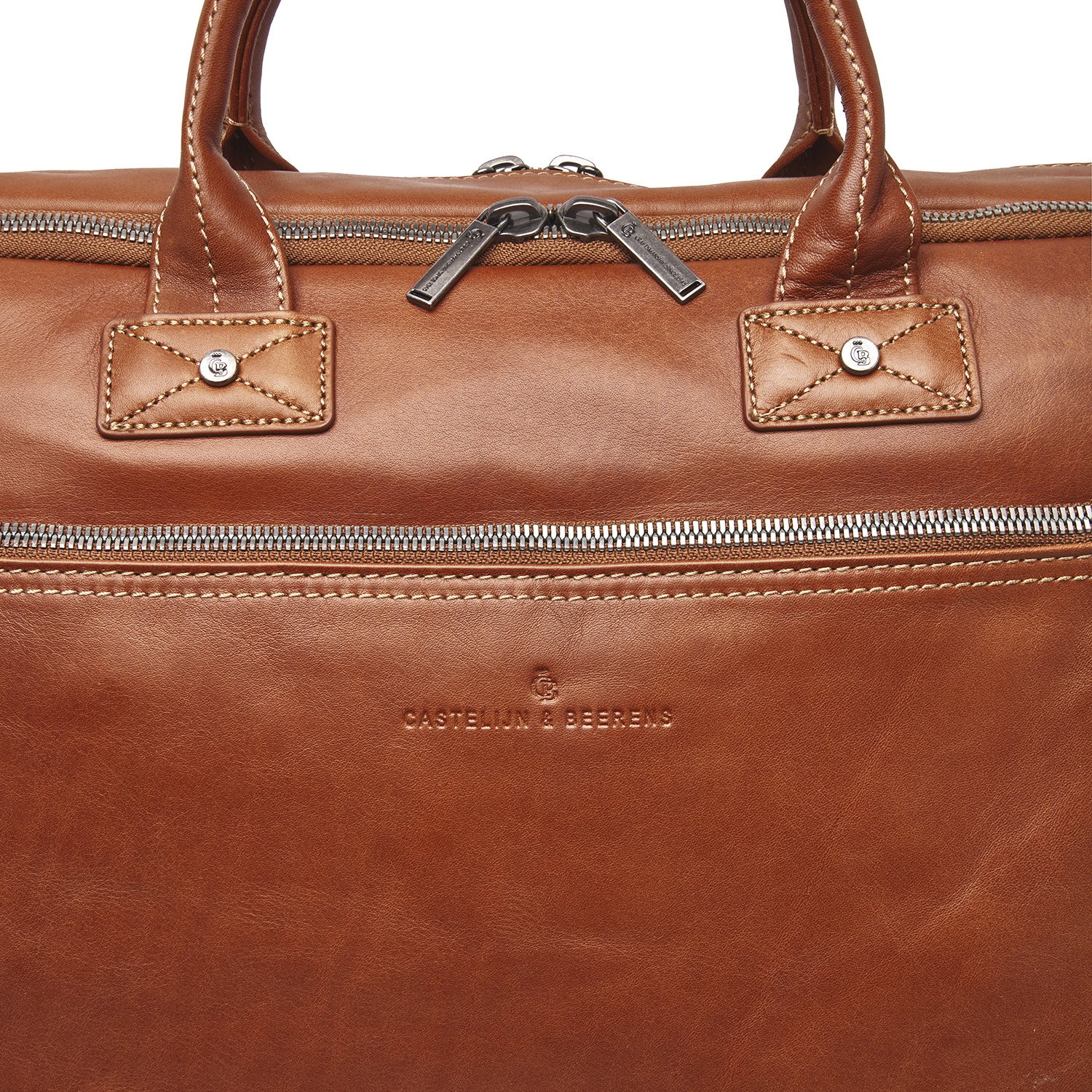 Castelijn en Beerens Firenze Business Laptoptas 17" + tablet RFID bruin