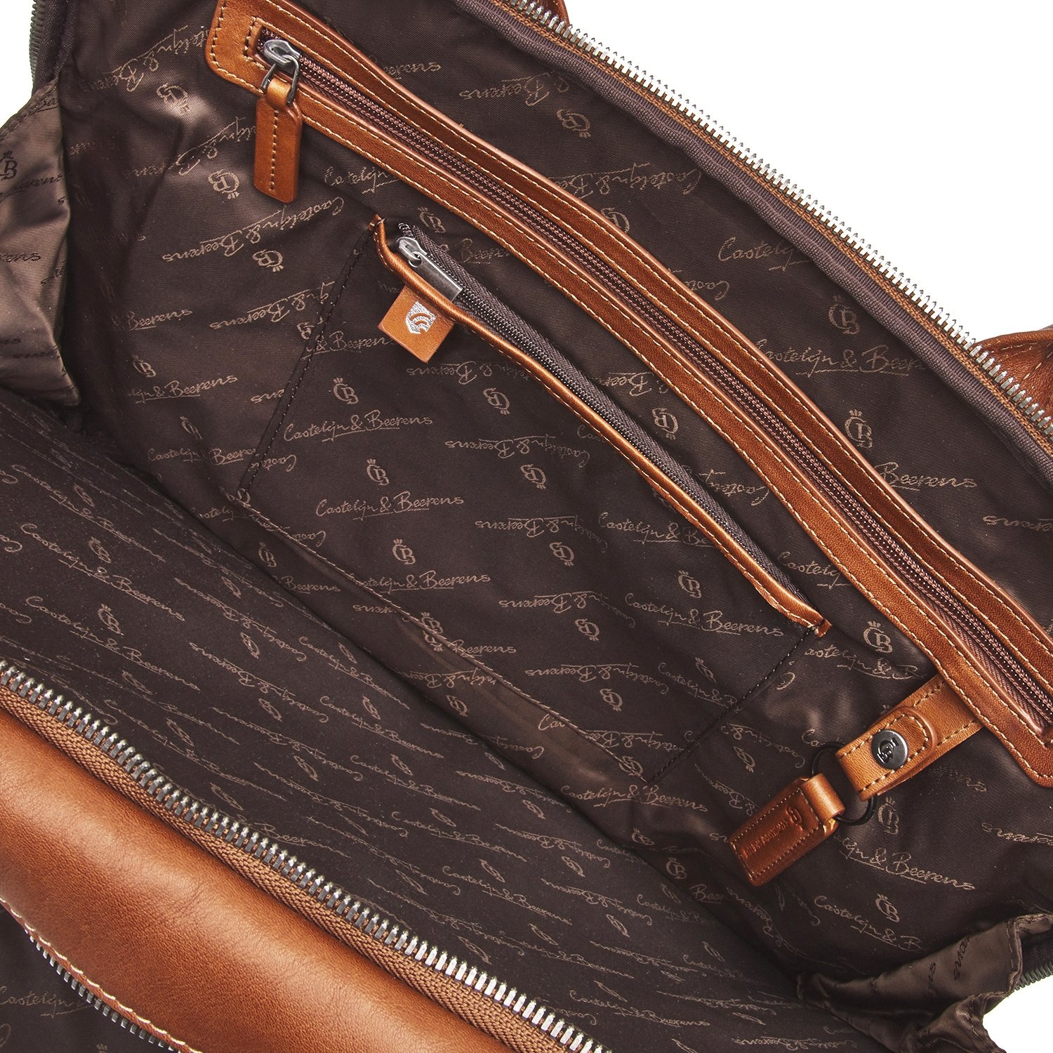 Castelijn en Beerens Firenze Business Laptoptas 17" + tablet RFID bruin