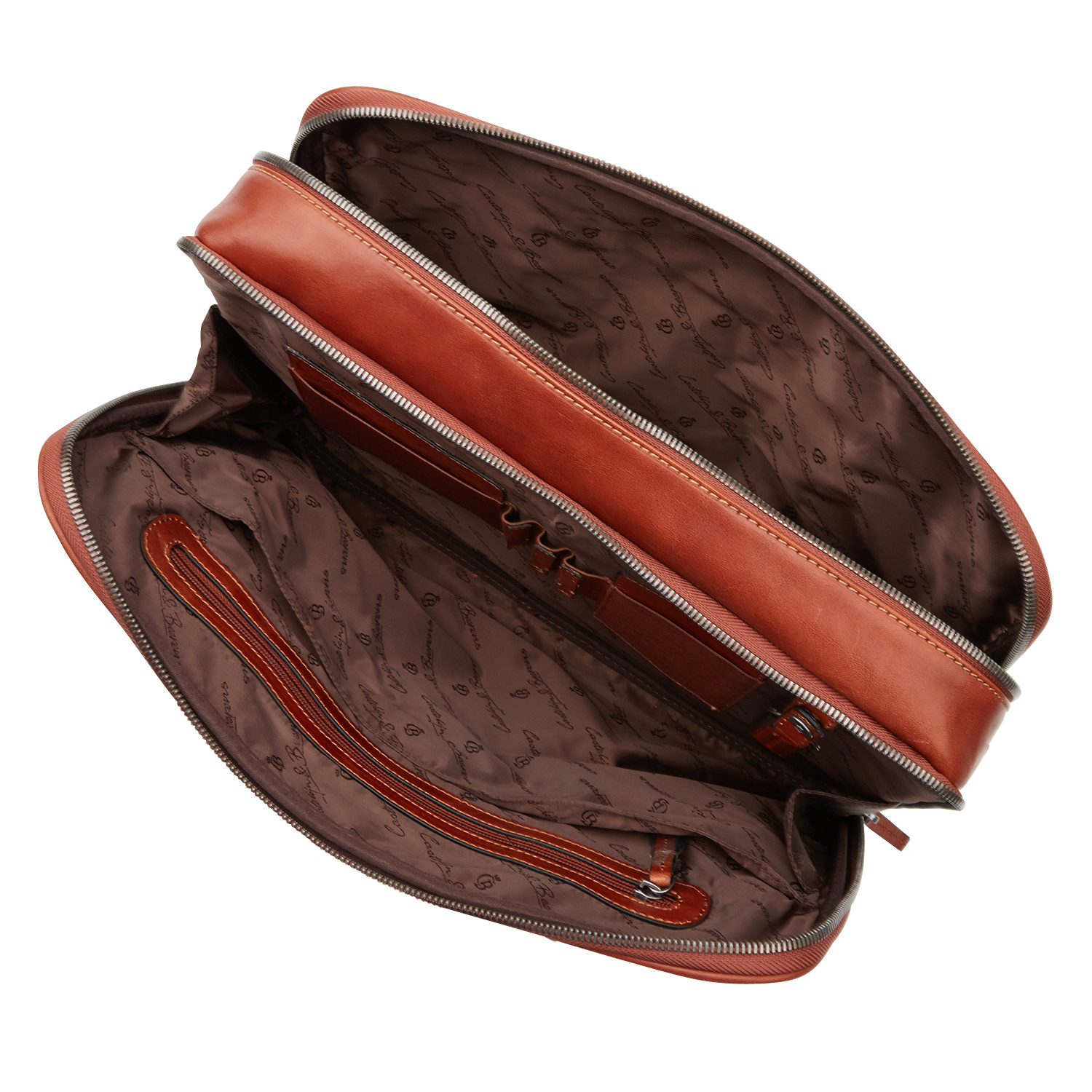 Castelijn en Beerens Verona Laptoptas 15,6" + tablet RFID bruin