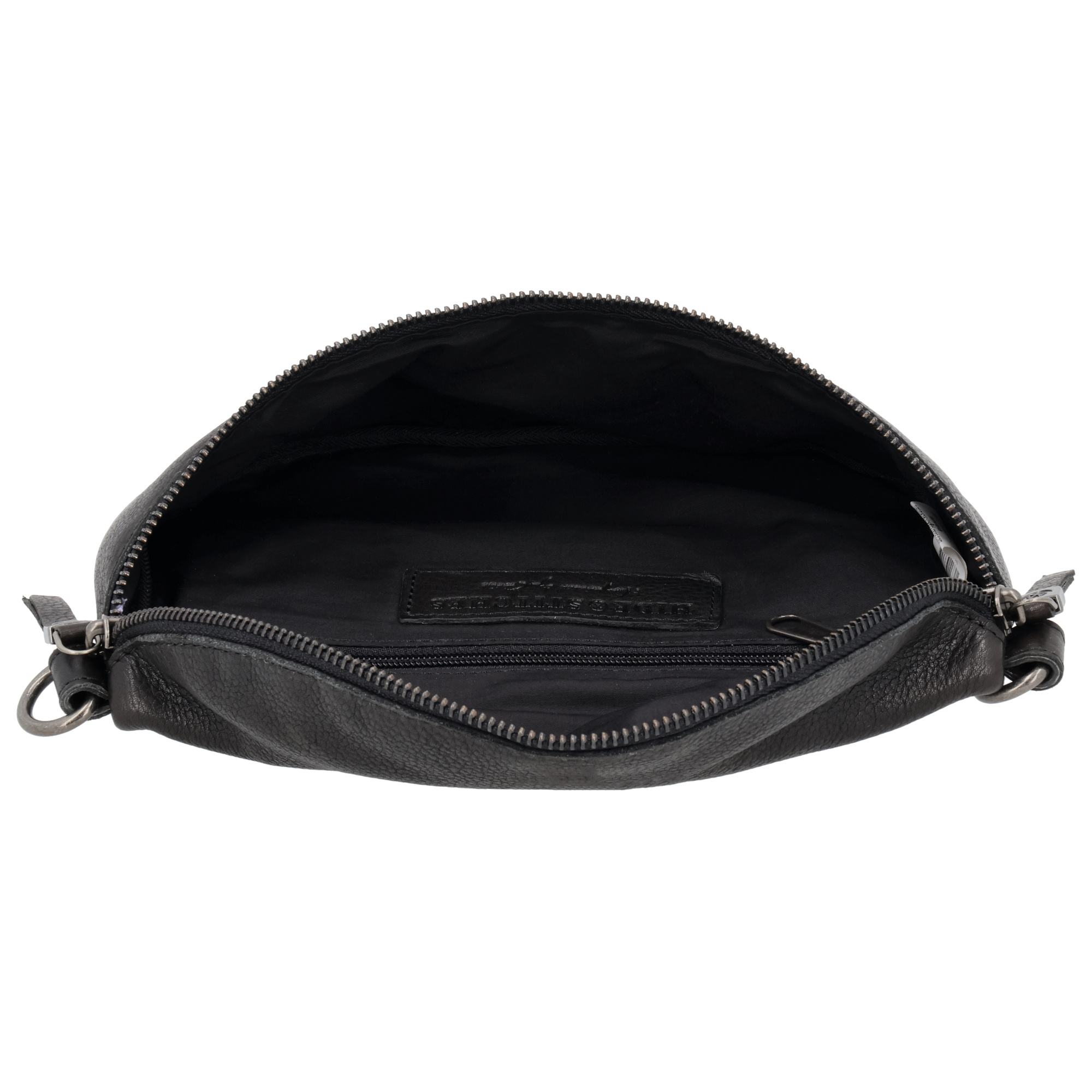 Hide&Stiches Hide&Stiches crossbody-heuptas zwart