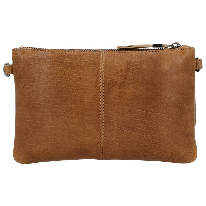 Hide&Stiches Hide&Stiches crossbody-schoudertas bruin