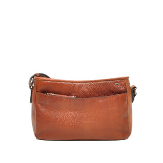 Berba Lucca leren crossbody-tas 335-043 brandy