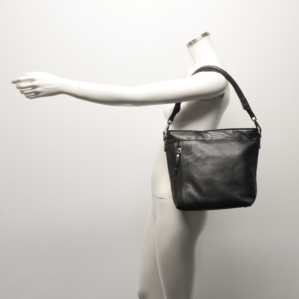 Berba Lucca schoudertas zwart