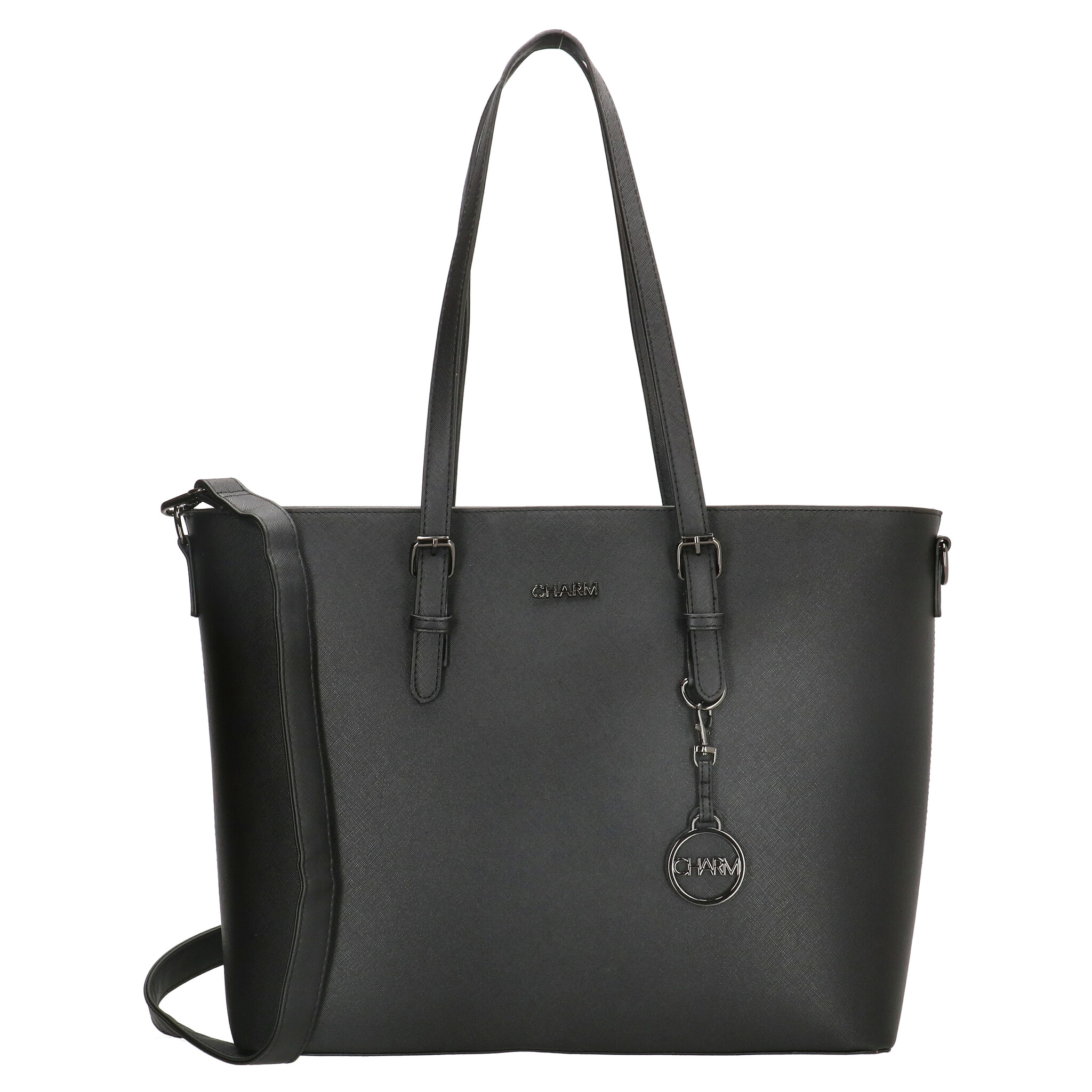 Charm London Charm London 20055 15.6" laptop-shopper zwart
