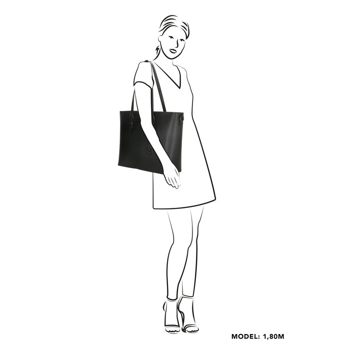 Charm London Charm London 20055 15.6" laptop-shopper zwart