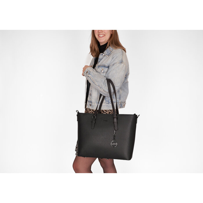 Charm London Charm London 20055 15.6" laptop-shopper zwart