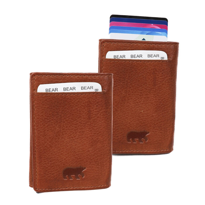 Bear Design Bear Design Andrew 8cc pasjeshouder cognac