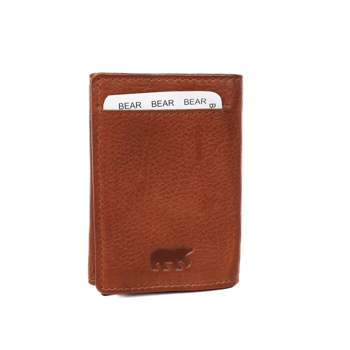 Bear Design Bear Design Andrew 8cc pasjeshouder cognac