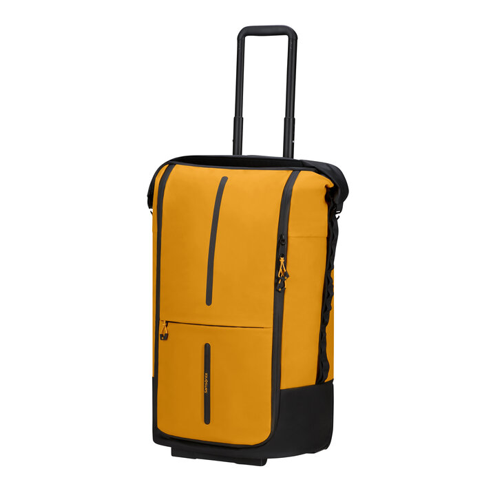 Samsonite Samsonite Ecodiver foldable duffle met wielen 4-in-1 geel