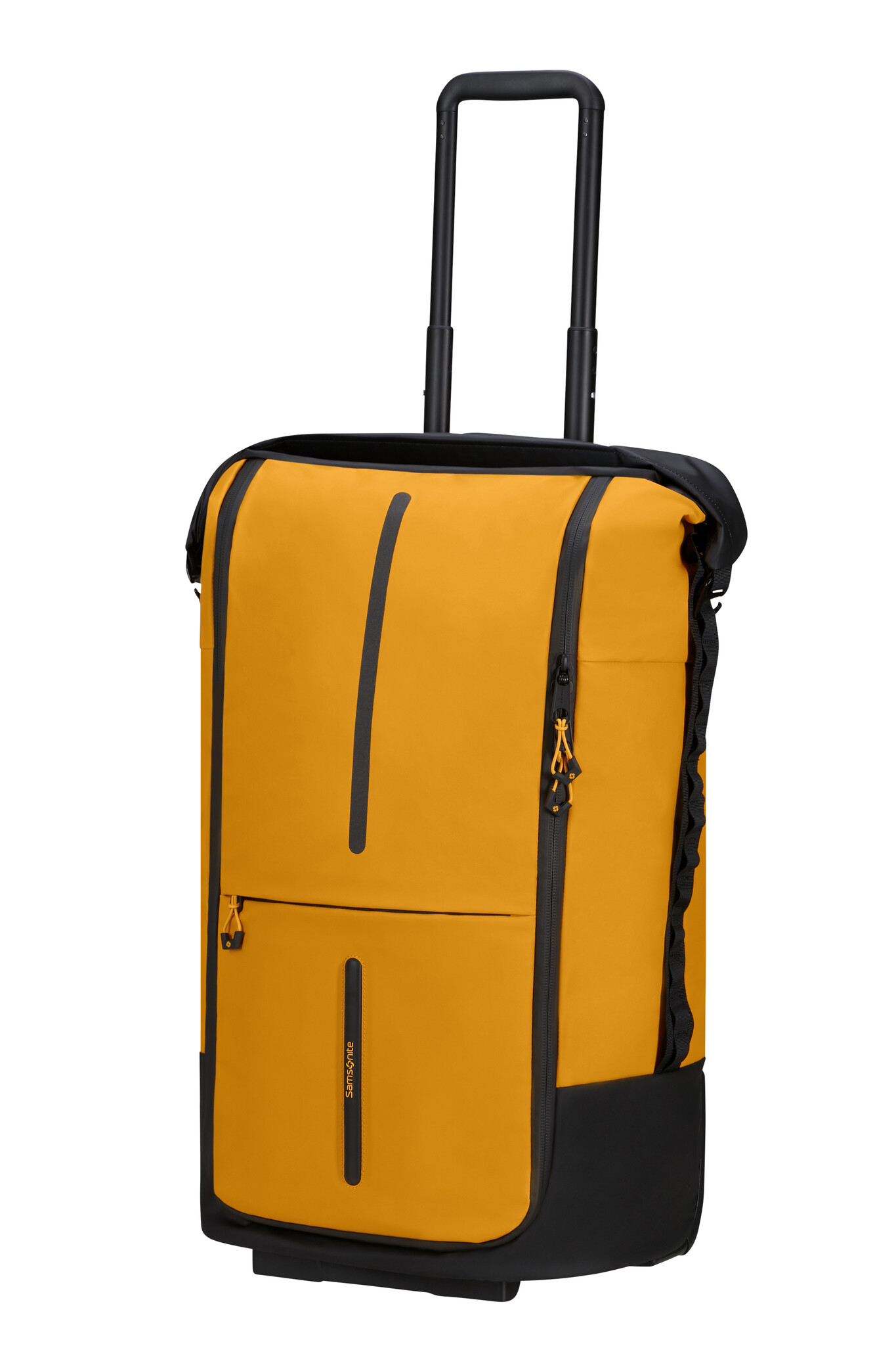 Samsonite Samsonite Ecodiver foldable duffle met wielen 4-in-1 geel