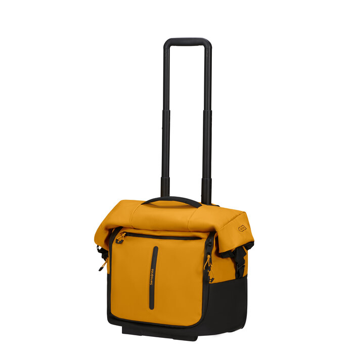 Samsonite Samsonite Ecodiver foldable duffle met wielen 4-in-1 geel