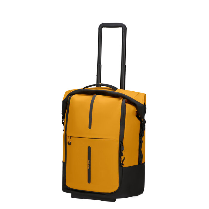 Samsonite Samsonite Ecodiver foldable duffle met wielen 4-in-1 geel