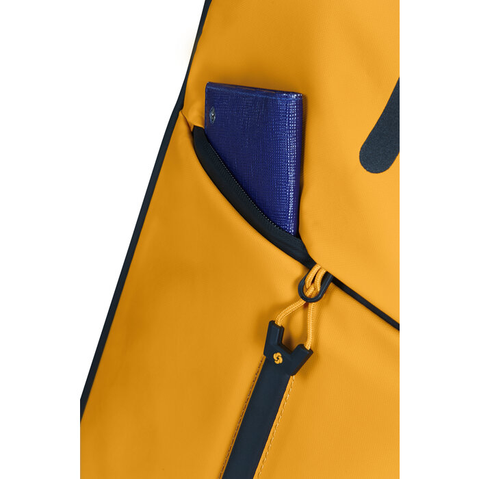 Samsonite Samsonite Ecodiver foldable duffle met wielen 4-in-1 geel