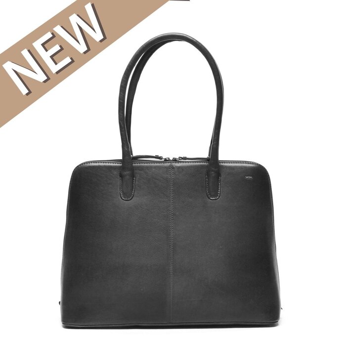 Berba Lucca 15" laptop-shopper zwart
