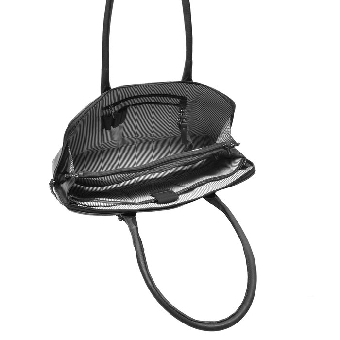 Berba Lucca 15" laptop-shopper zwart