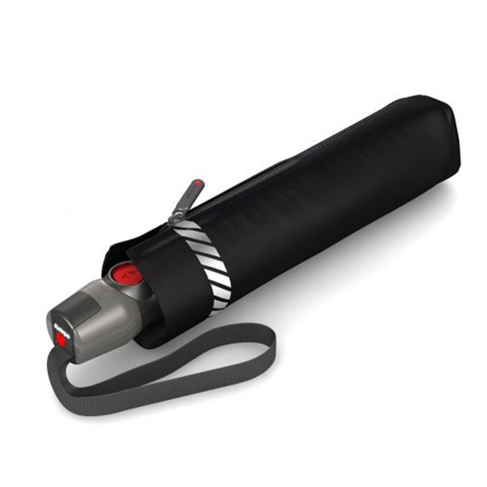 Knirps Knirps T200 duomatic opvouwbare paraplu reflective black