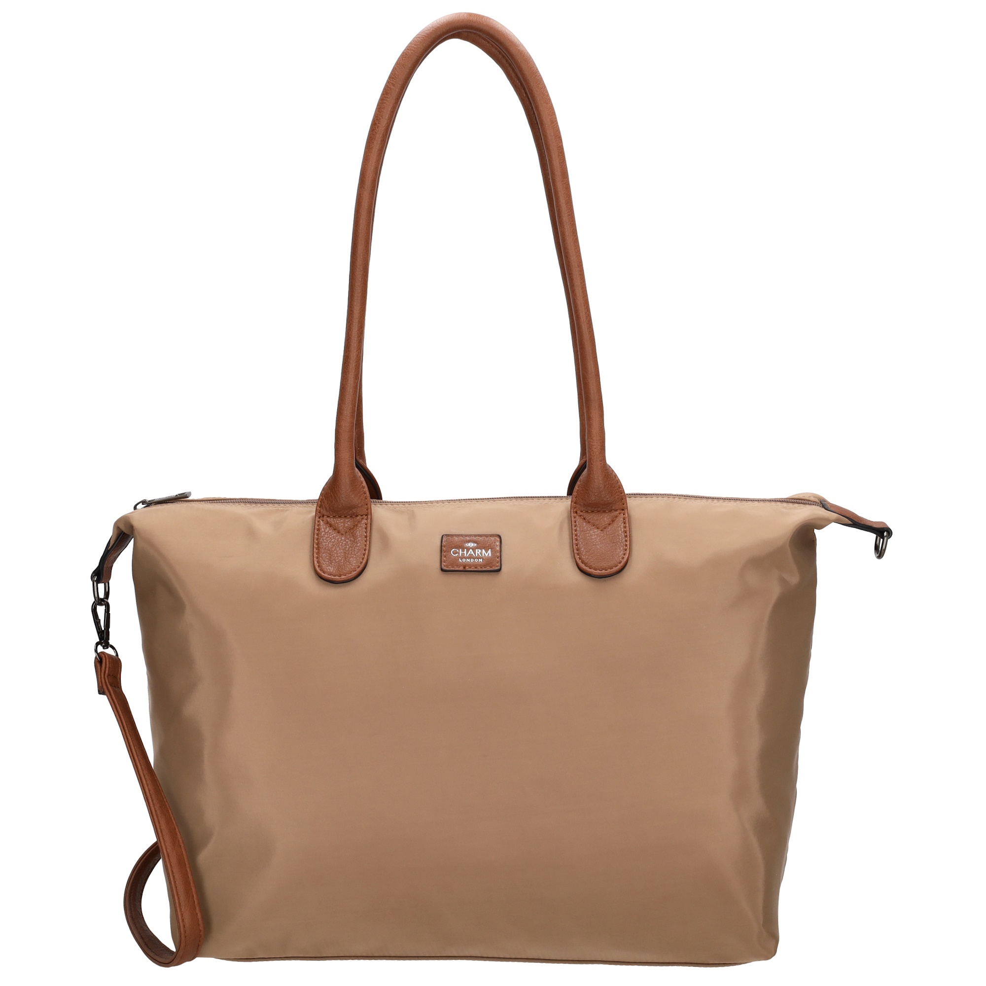 Charm London Charm london Buckingham laptoptas 15,6 inch taupe