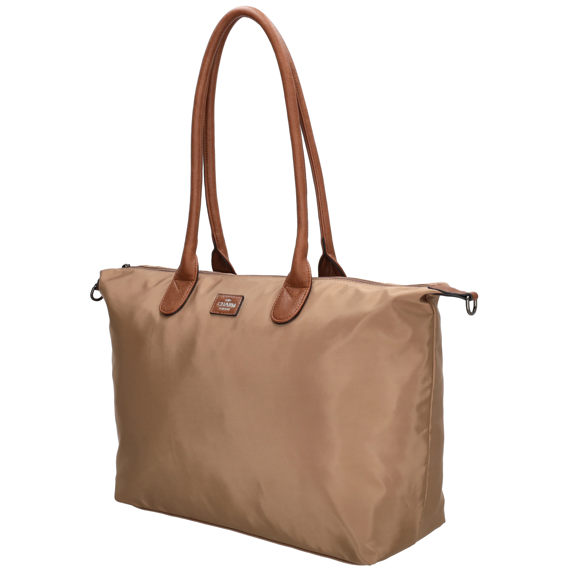 Charm London Charm london Buckingham laptoptas 15,6 inch taupe