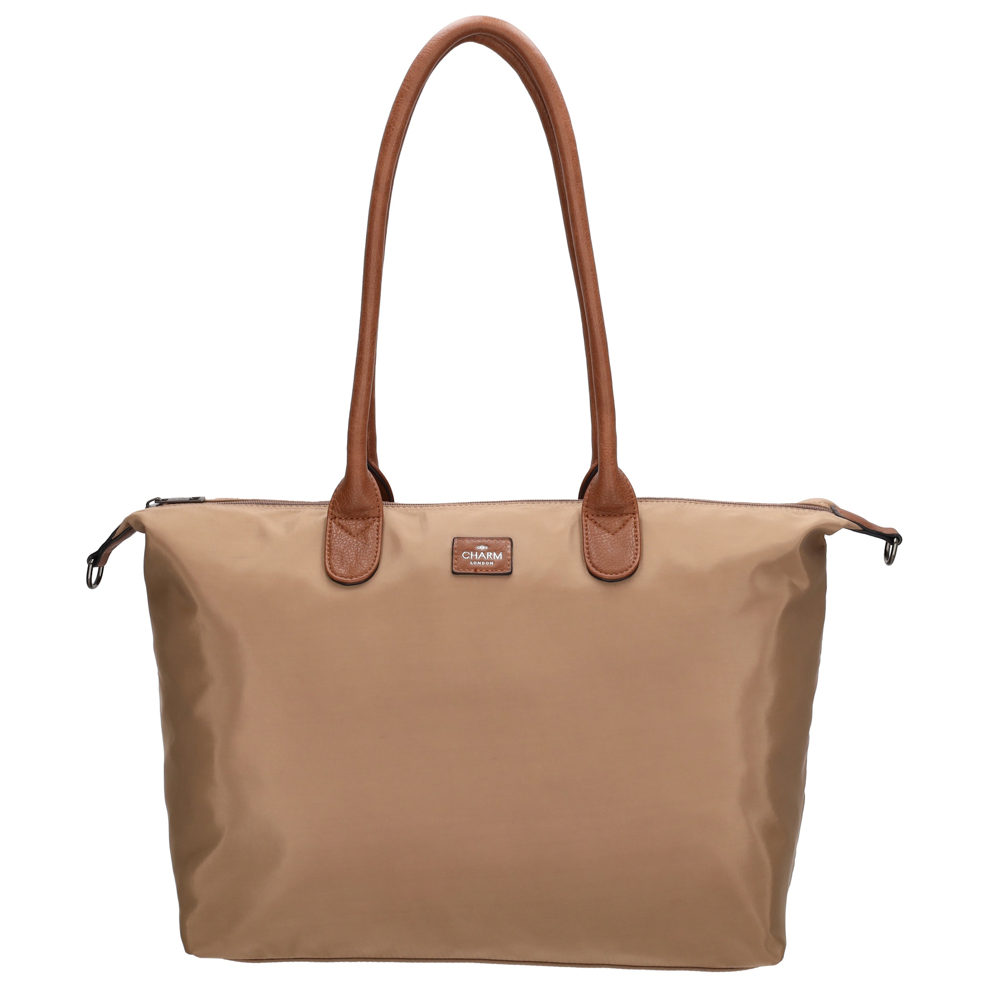 Charm London Charm london Buckingham laptoptas 15,6 inch taupe