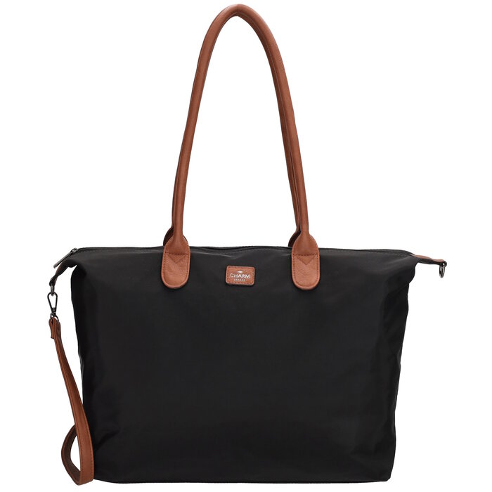 Charm London Charm london buckingham laptoptas 15,6 inch zwart