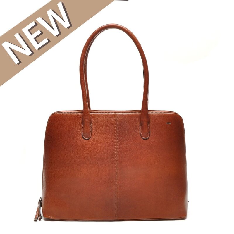 Berba Berba Lucca 15" laptop-shopper brandy