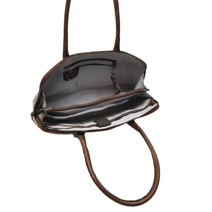 Berba Berba Lucca 15" laptop-shopper chocolate
