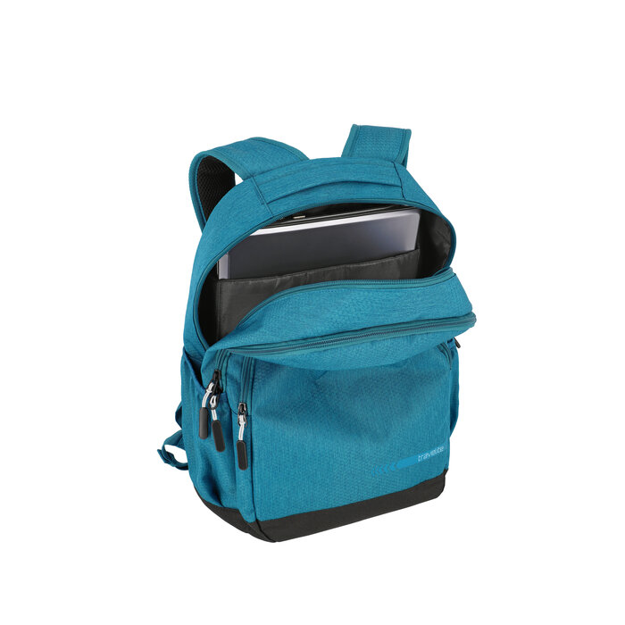 Travelite Travelite Kick Off 15.6 laptop-rugtas L petrol