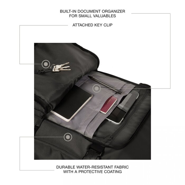 Eastpak Eastpak Tranverz CNNT Medium 78L reistas op wielen rip black