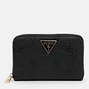 Guess Cresidia SLG medium ritsportemonnee zwart