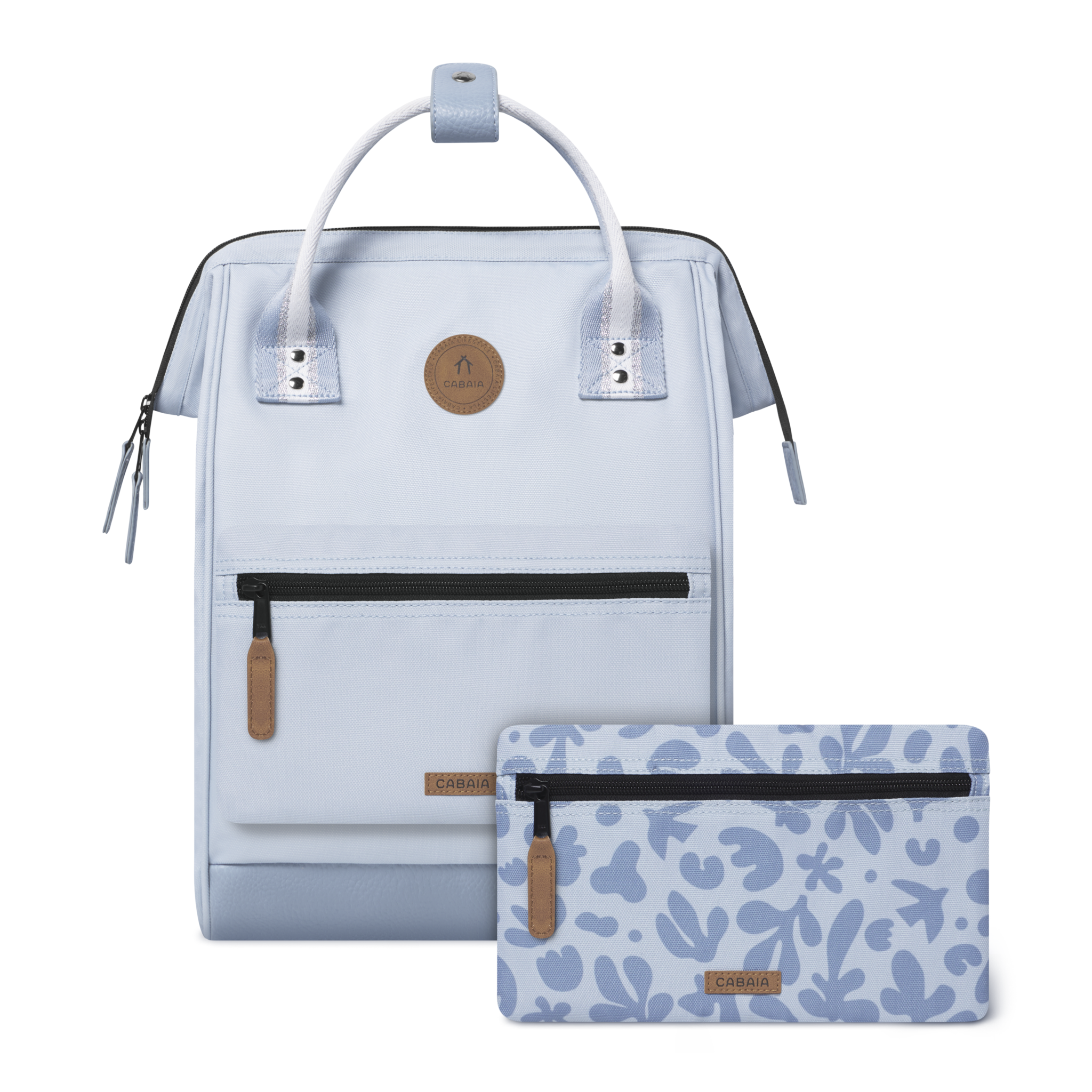 Cabaia Cabaia Adventurer M 14" laptop-rugtas Paros baby blue
