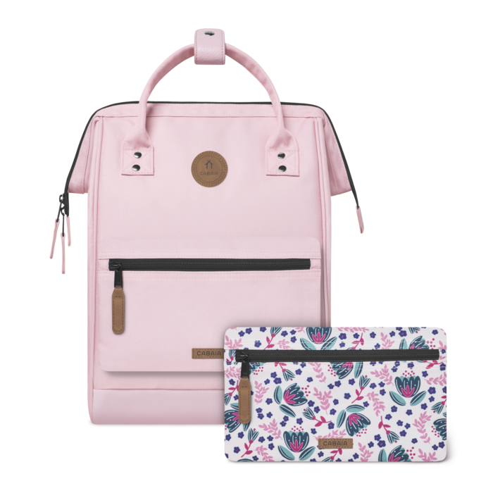 Cabaia Cabaia Adventurer M 14" laptop-rugtas Ouidah baby pink