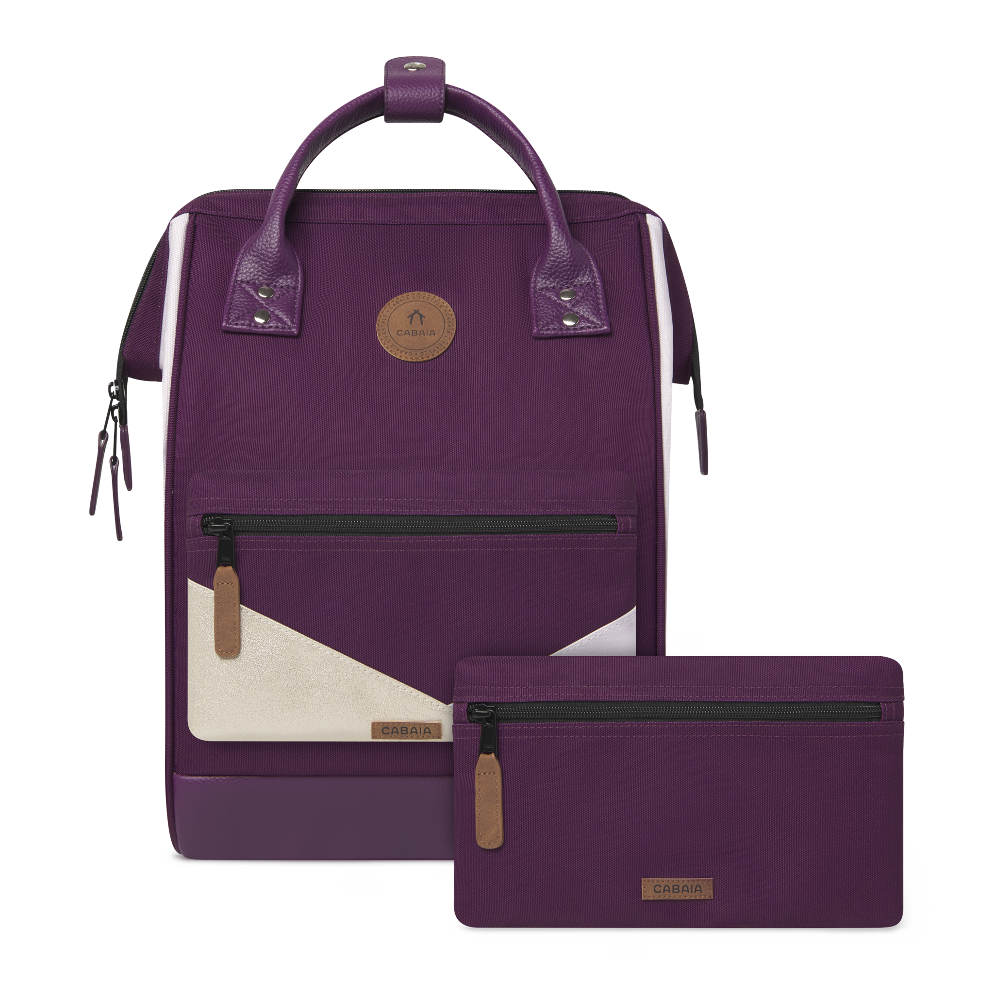 Cabaia Cabaia Adventurer M 14" laptop-rugtas Kingston purple
