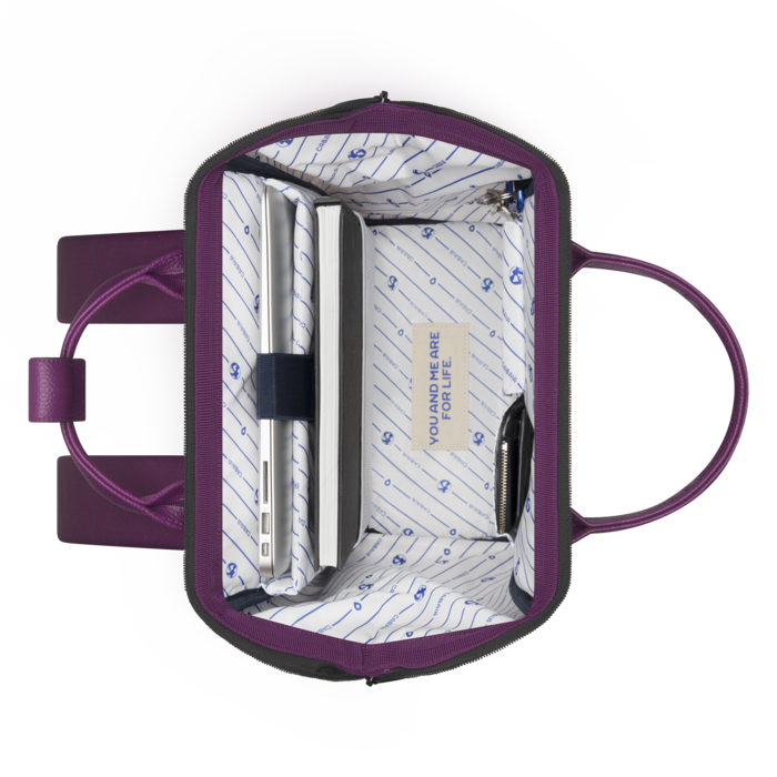 Cabaia Cabaia Adventurer M 14" laptop-rugtas Kingston purple