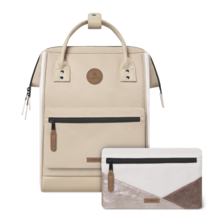 Cabaia Adventurer M 14" laptop-rugtas Arcachon beige