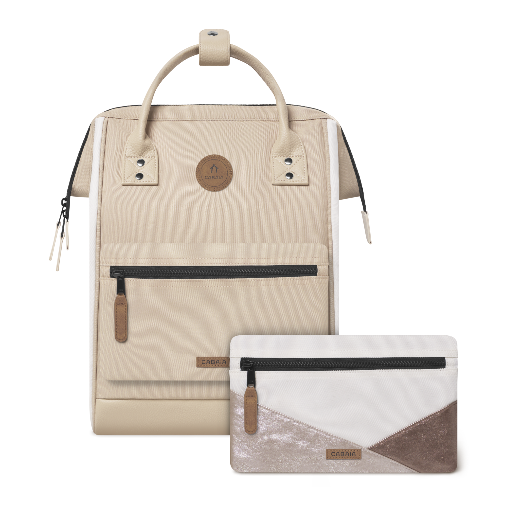 Cabaia Cabaia Adventurer M 14" laptop-rugtas Arcachon beige
