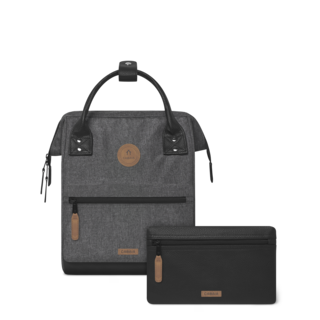 Cabaia Adventurer M 14" laptop-rugtas Luxembourg dark grey melanged