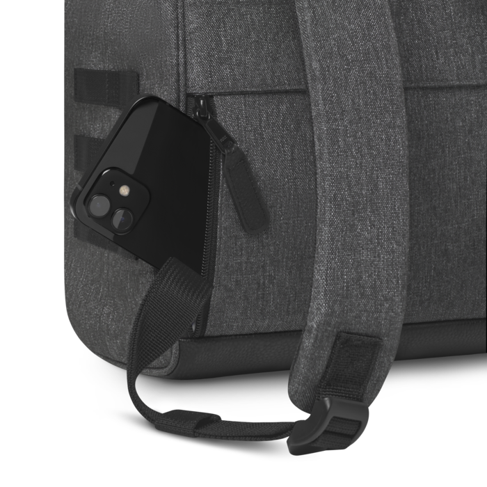 Cabaia Cabaia Adventurer M 14" laptop-rugtas Luxembourg dark grey melanged