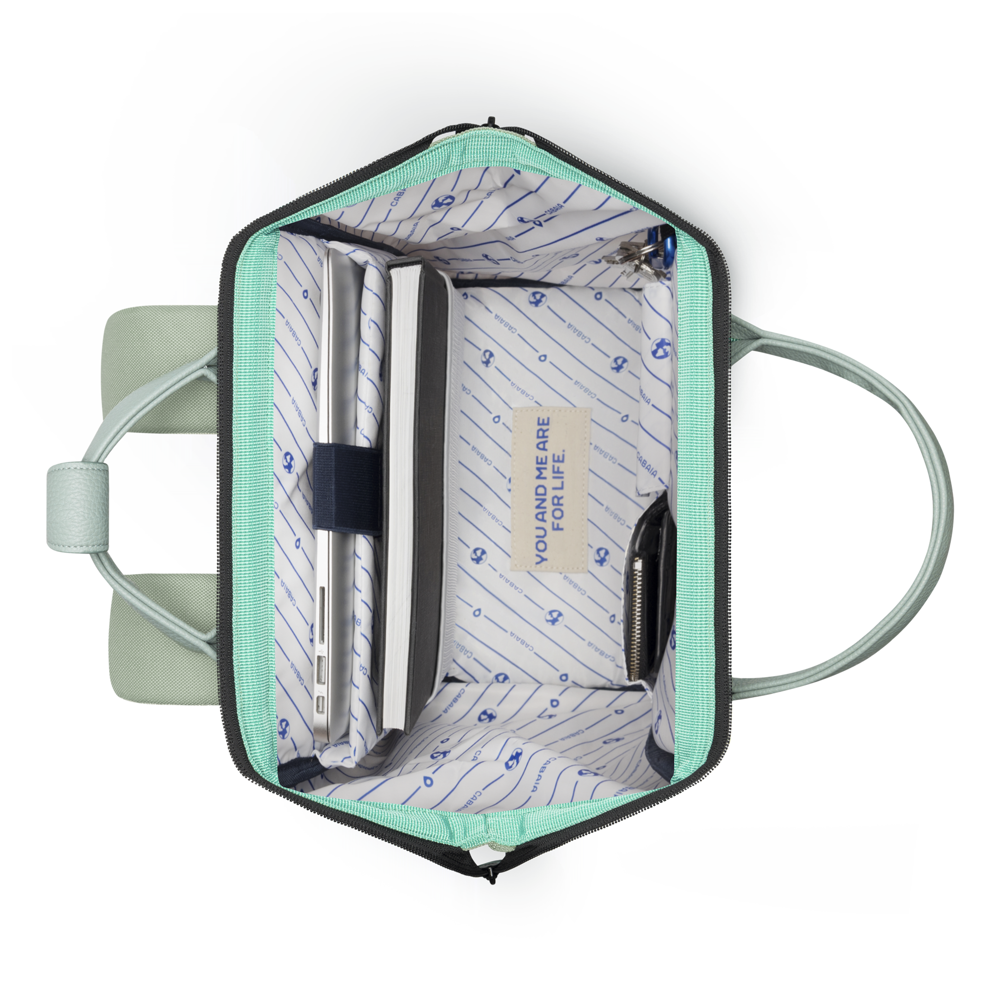 Cabaia Cabaia Adventurer M 14" laptop-rugtas Seville green