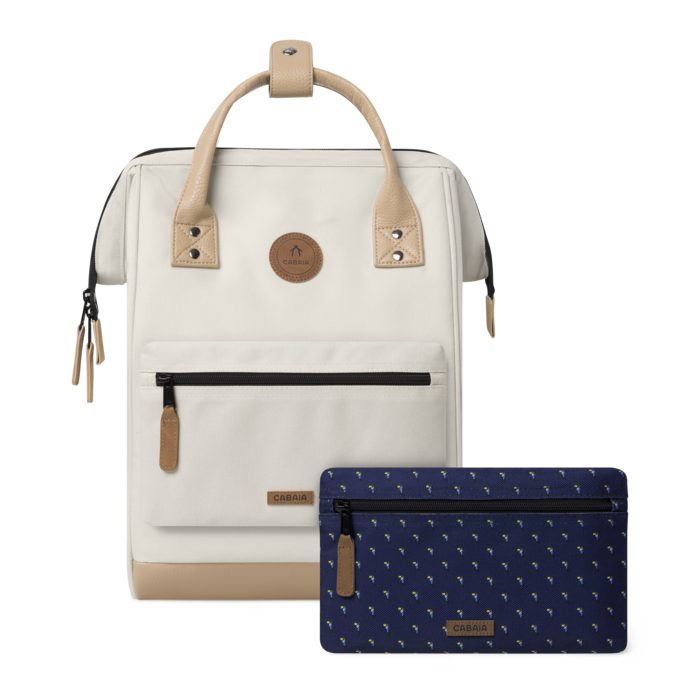 Cabaia Cabaia Adventurer M 14" laptop-rugtas Cap Town cream