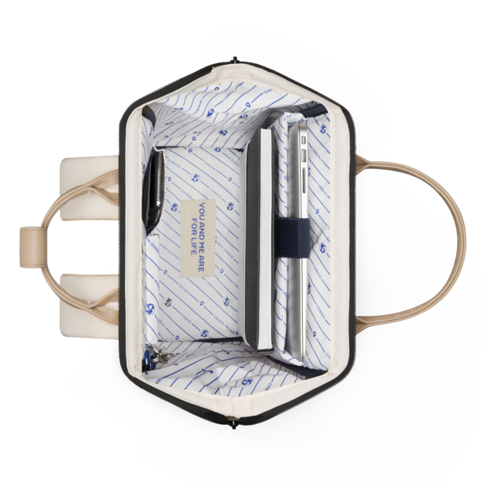 Cabaia Cabaia Adventurer M 14" laptop-rugtas Cap Town cream