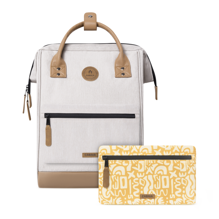 Cabaia Cabaia Adventurer M 14" laptop-rugtas arequipa cream