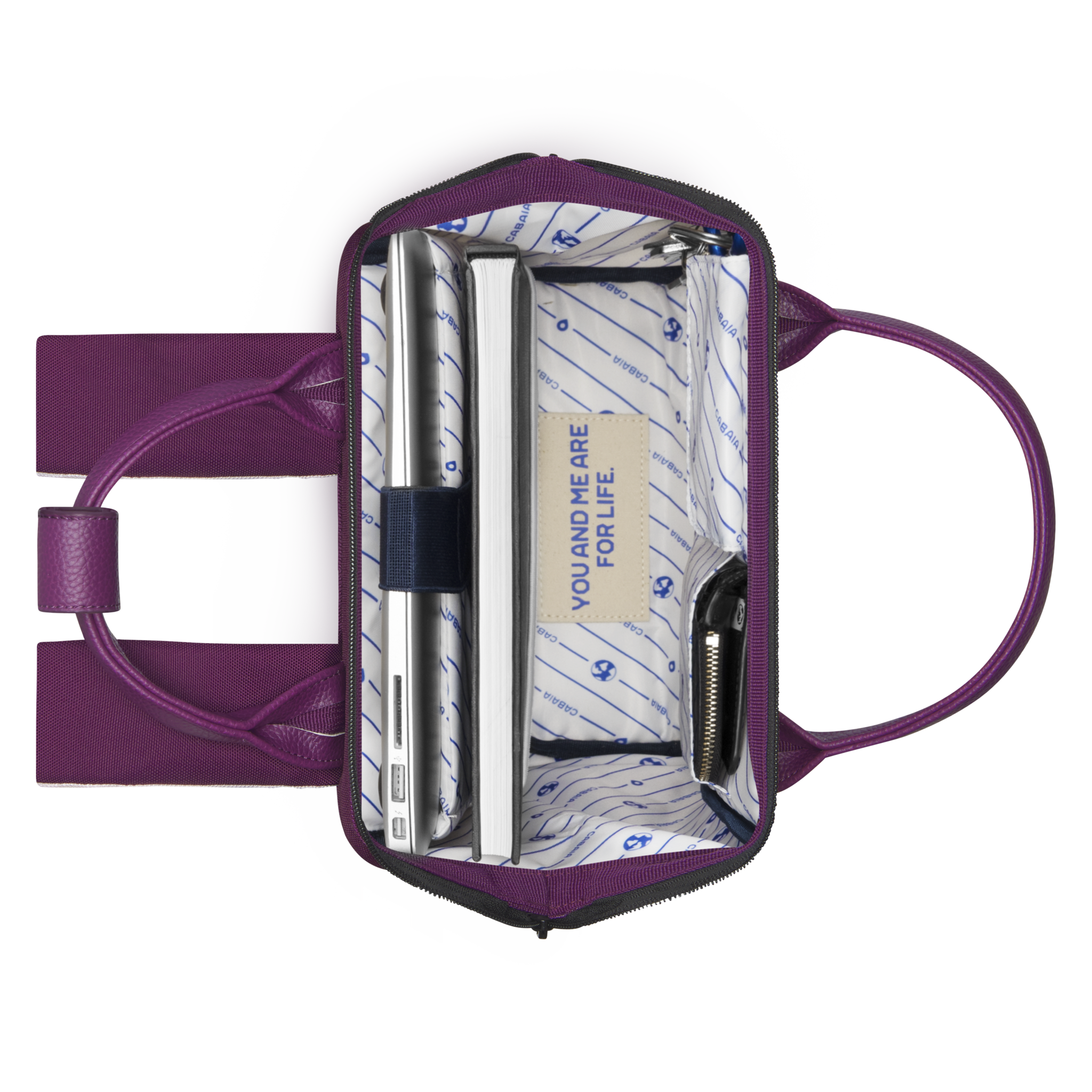 Cabaia Cabaia Adventurer small rugtasje Kingston purple