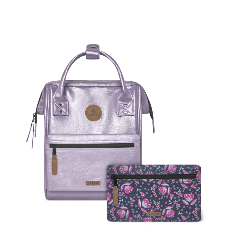 Cabaia Cabaia Adventurer small rugtasje Capri Lilac iridescent