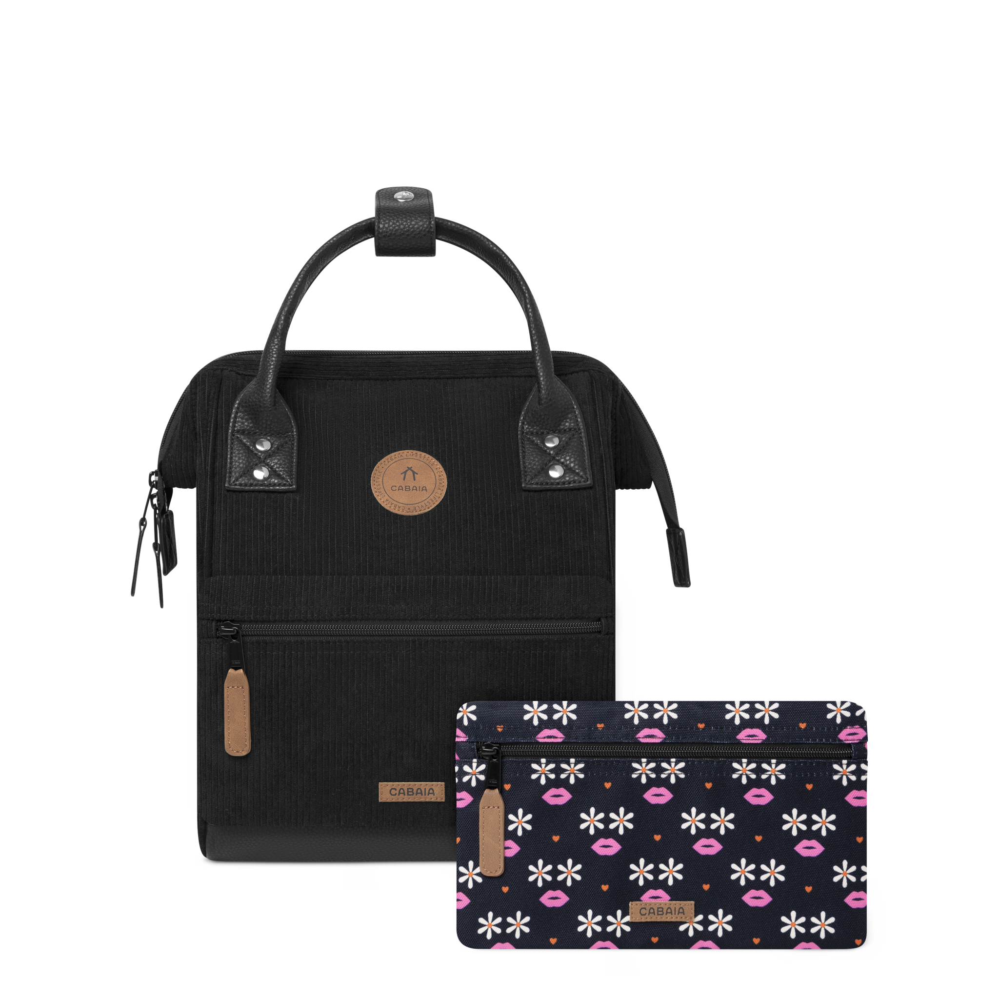 Cabaia Cabaia Adventurer small rugtasje Brighton black